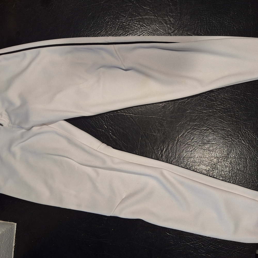 White Athletic Track Pants